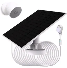 3-4-nest Lifemoi 5-5/3-4-nest 6w Solar Panel Compatible With Google Nest Camera Outdoor And Indoor Battery