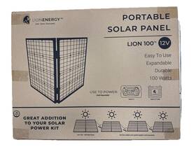 Lion Energy 858311007023 Portable 12v Solar Panel 100w 100