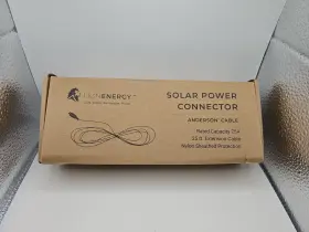 Lion Energy 858311007030 25 Ft Solar Power Connector Anderson Cable 25a Capacity Nylon Sheath
