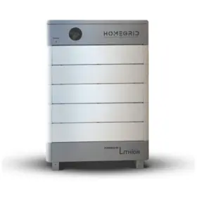 Homegrid-stackd-24kwh Lithion Homegrid 3 Xlithion 24kwh 5 Modules Battery Storage And 3x Sol-ark 15k Inverters