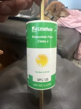 Littelfuse 079458949247 Solar Fuse - Photovoltaic Class J -spjf 125a 1000vdc Or Less