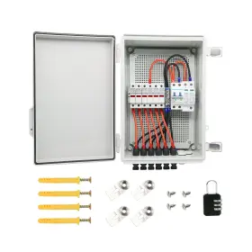 Ca10073 Liutaowmx 6 String Solar Combiner Box Ip65 Waterproof Pv For On/off Grid