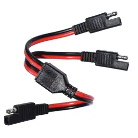 Lixintian 716852266098 14awg Sae Dc Power Automotive Connector Cable Y Splitter 1 To 2 Extension