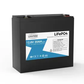 Lfp-12v20ah Lkwpow 12v 20ah Lifepo4 Lithium Battery With 25a Bms 2000 Deep Cycle Iron