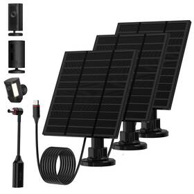 Lmdtyn 725553749151 Solar Panel Charger For Camera 5w Ring Outdoor Cam Plus Stick