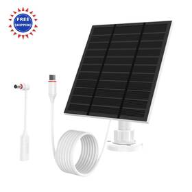 Lmdtyn 725553749168 Solar Panels For Ring Camera Outdoor 5w 5v Panel Charger With Usb C Plug