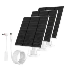 Lmdtyn 725553749182 Solar Panels For Ring Camera Outdoor New Generation 5w 5v Panel 3 White