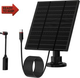 Lmdtyn 744759105653 Solar Panels For Ring Camera Outdoor New Generation 5w 5v Panel Charger