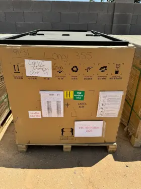Lr4-60hpb-355m Longi 355 Watt Solar Panel New 15 Panels On Pallet Home Lot Kit