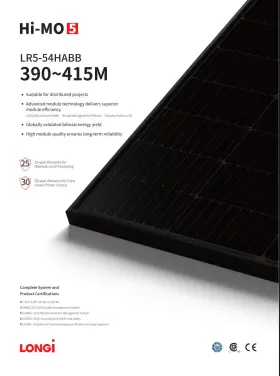 Lr5-54habb-405m Longi Pallet Of 36 Solar 405w All Black Panels Lr5-54habb-405