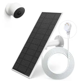 Elwg01 Loqdivr Solar Panel For Google Nest Camera Ip65 Waterproof With 13.1ft Cable