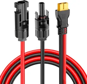 Xt60 Loudishi Ouchi Dianzishangwu Youxiangongsi 313046232268 Yqmajim Solar Panel Connector To Extension Cable 10awg 3.3ft Connect