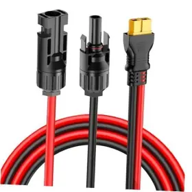 Xt60 Loudishi Ouchi Dianzishangwu Youxiangongsi 743785316286 Solar Panel Connector To Adapter Charge Extension Cable Xt60-12awg-10ft