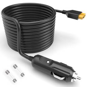 Lusperi Xt60-rt Xt60 Connector Portable Power Station Dc Adapter 6.6ft Extension Cabel 12v/24v C