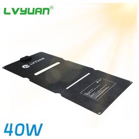 Lvyuan Cssp-40w 40w 5v Foldable Portable Solar Panel Usb Type-c Charger For Rv Car Boat Camping