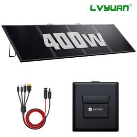 Lvyuan Csst-400w 400w Portable Etfe Solar Panel Foldable For Power Station Charging Charger