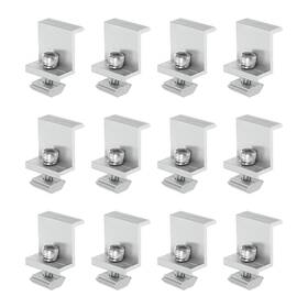 M Meterxity Mma240814ty001243jp 12-pack Solar Panel Mounting 35mm Z Clip Lightweight Corrosion-fr