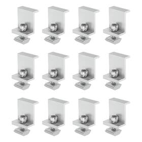 M Meterxity Mma240814ty001245jp 12-pack Solar Panel Mounting 40mm Z Clip Lightweight Corrosion-fr