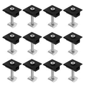 Mma240814ty001261jp M Meterxity 12-pack Solar Panel Mount Mid Clamps 40mm T Center Clips Corrosio