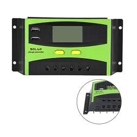 E401-a011-30a Madhornets 12/24v 30a Pwm Solar Charge Controller Panel Battery Regulator Dual Usb Yu