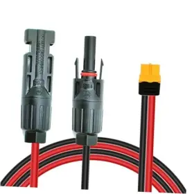 Mk-12a-xt60-25 Magiktech 12awg 25ft Solar To Xt60 Cable Charge With Female Adapter For