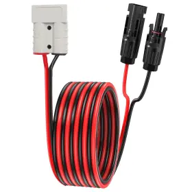 Mk-sb50-10 Magiktech Solar Panel Charge Cable Compatible With Anderson Sb50 Connector 50a For Batt