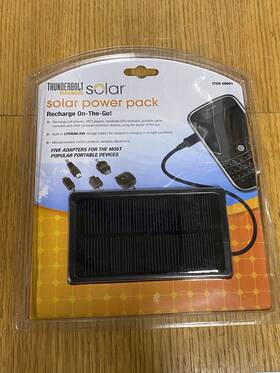 Magnum 68691 Thunderbolt Solar Power Pack Recharge-on-the-go Item#