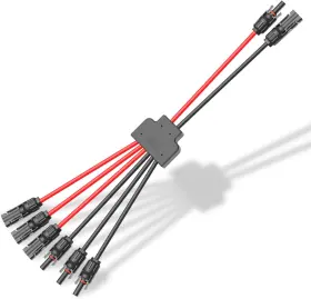 Maoligo 705353922459 Solar Connectors Cable For 2-3 Panels Parallel 10awg Panel