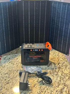 Marbero 313041216218 111wh Solar Generator With Panel Included Portable Power Station