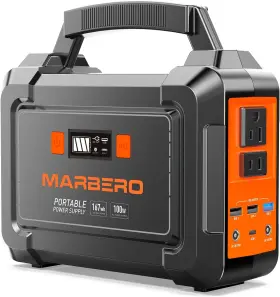 200w Marbero 445034630633 Portable Power Station Peak Camping Solar Generator 167wh Ban