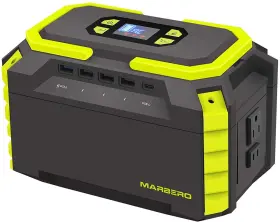Qc3.0 Marbero 738629727915 200w Portable Power Station 222wh 60000mah With 2 110v Ac Outlets/2 Led