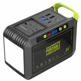 Marbero 738629727922 88wh Portable Power Station 24000mah Camping Solar Generator Flashlight