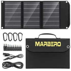 B092872nyt Marbero 30w Portable Solar Panel Charger 23% High Efficiency Foldable For Campin