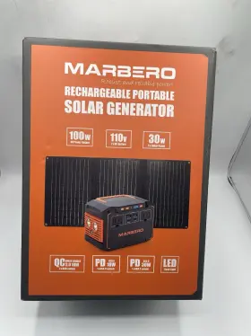 M138maxsl30 Marbero 150w Peak Solar Generator With 30w Panel 111wh