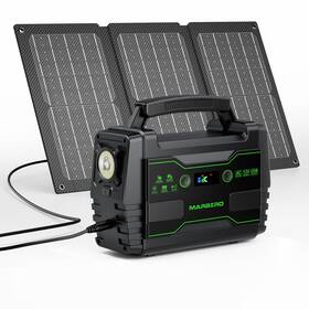 Marbero M155sl30 Solar Generator 155wh With 30w Panel Portable Power Station 2x 100