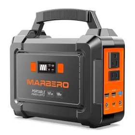200w Marbero M168 Portable Power Station Peak Camping Solar Generator 167wh