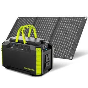 M270sl30 Marbero Solar Generator 150w Peak Portable Power Station With Panel Inc