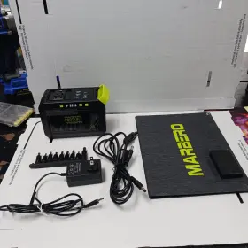 M82s Marbero Portable Power Station 24000mah Solar Generator With Panel