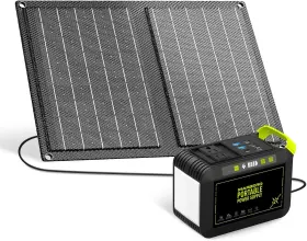 M82sl21 Marbero Camping Solar Generator 88wh Portable Power Station 120w Peak