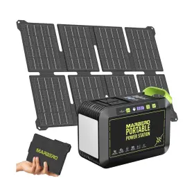 M82sl25 Marbero 88.8wh Solar Generator With Foldable 25w Panels Included Power
