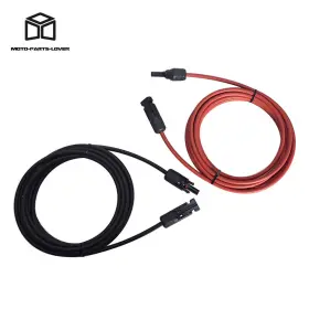 Mp1332761l Marddpair 1 Pair 10ft Black And Red Solar Panel Extension Cable Wire Connector 12awg New