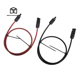 Mp1332980l Marddpair 1 Pair 10 Awg Solar Panel Extension Cable Wire Connector 3 Feet Black Red