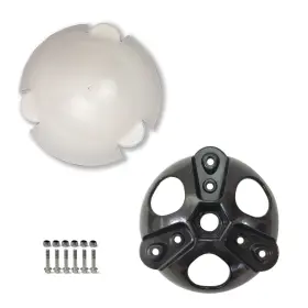Marsrock 761587082277 Mars Rock Small Wind Turbine Wheel Hub And Cap 3 Vanes Blades Screws Nuts