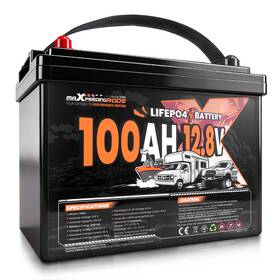 Maxpeedingrods 7v9pko 12v 100ah Lithium Lifepo4 Battery For Rv Boat Caravan Marine Built-in Bms