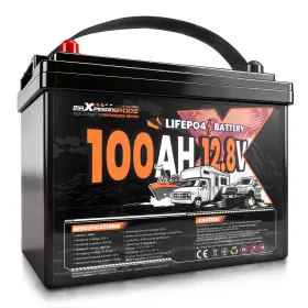 7v9pko Maxpeedingrods 12v 100ah Lithium Lifepo4 Battery For Rv Boat Caravan Marine Built-in Bms