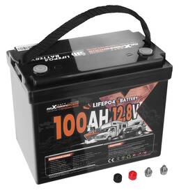 Maxpeedingrods Bfy49t Caravan Battery 12v 100ah Lifepo4 Low Temp Cutoff Bms Expandable 20.48kwh