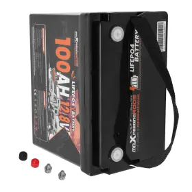 Iru305 Maxpeedingrods 12v 100ah Lifepo4 Battery For Marine Off Grid Solar Low Temp Protection Bms
