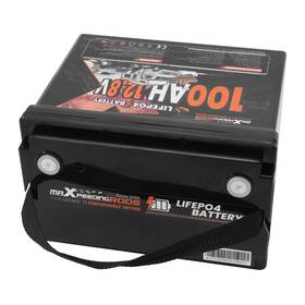 Maxpeedingrods Urc7iw 100ah 12v Lithium Iron Phosphate Battery For Boat Backup Power 23lbs