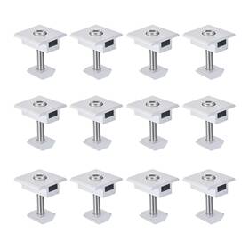 Meccanixity Mea240105ee000554 Solar Panel Middle Clamps 35mm Aluminium Mount Mid Cl