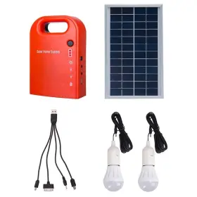 Meetus 613792851073 Portable Home Outdoor Generation System Small Dc Solar Panels Lighting Chargi